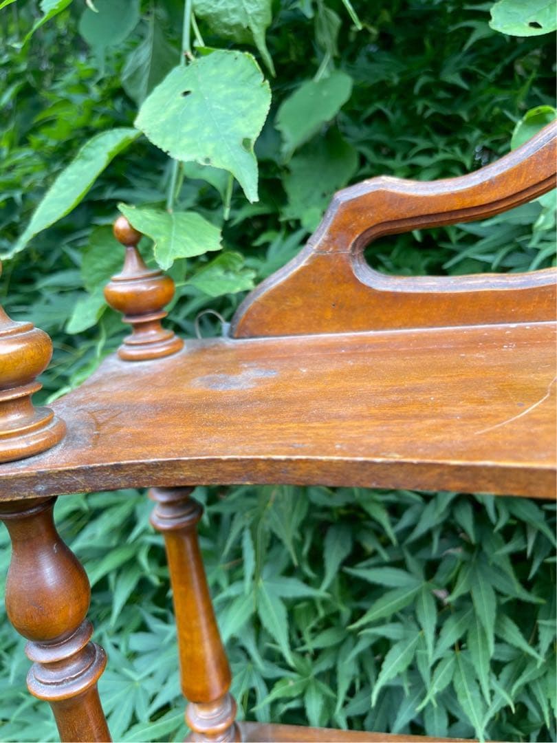 【き38】30 フランスアンティーク　ナポレオンシェルフ　シェルフ