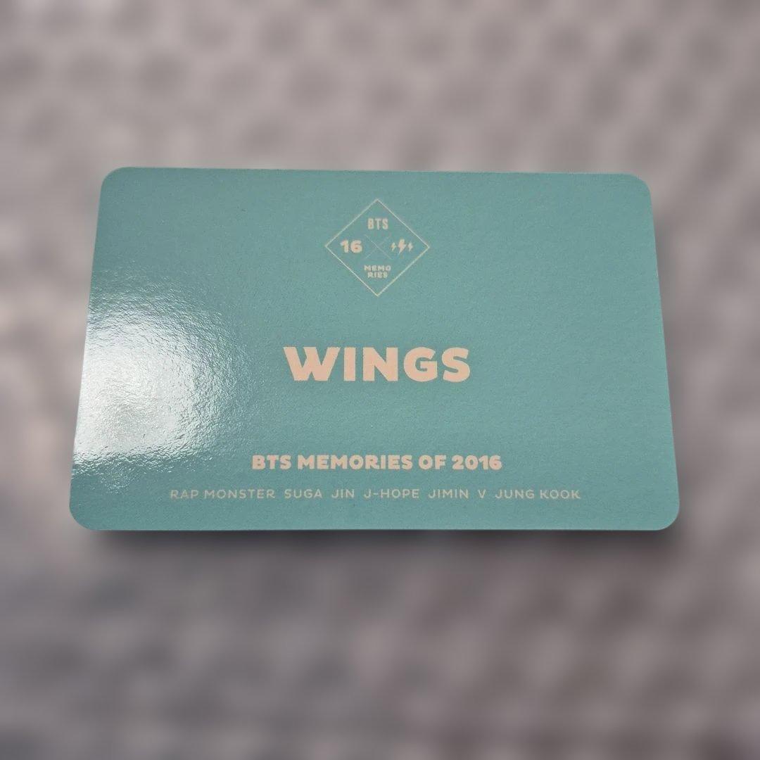 BTS MEMORIES　2016 トレカ2枚
