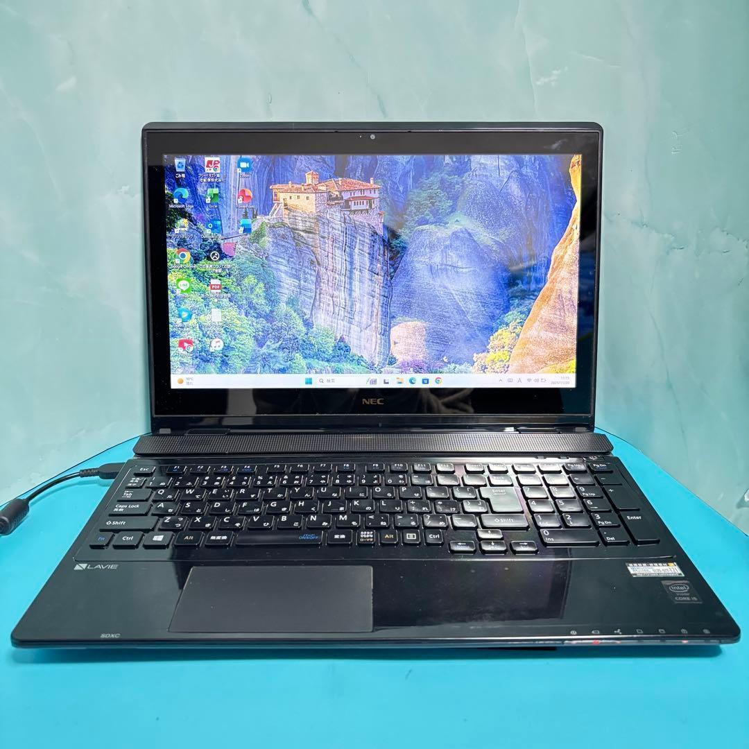 年末限定★カメラ★オフィス付！NEC 大容量8GB★Win11Pro★爆速SSD