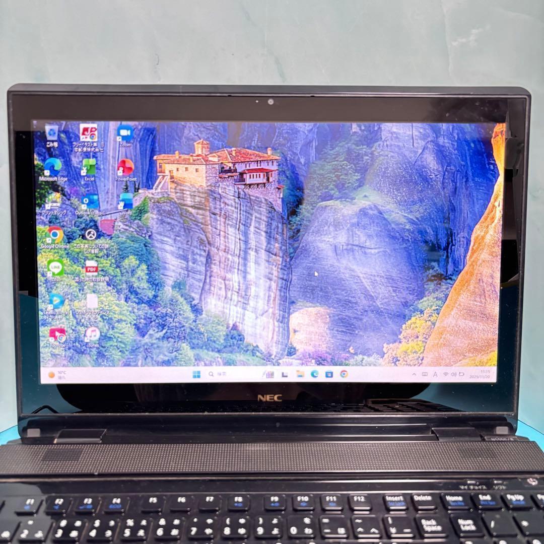 年末限定★カメラ★オフィス付！NEC 大容量8GB★Win11Pro★爆速SSD