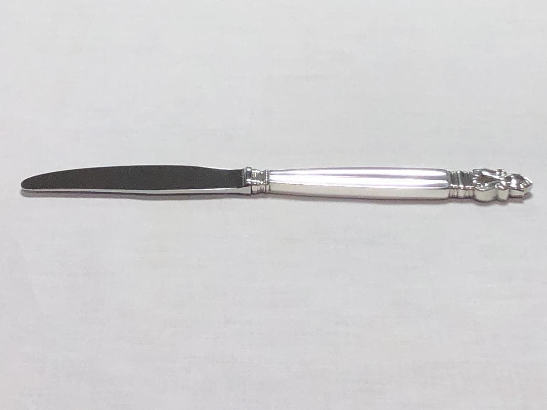 美品 ジョージジェンセン ACORN ディナーナイフ STERLING ①