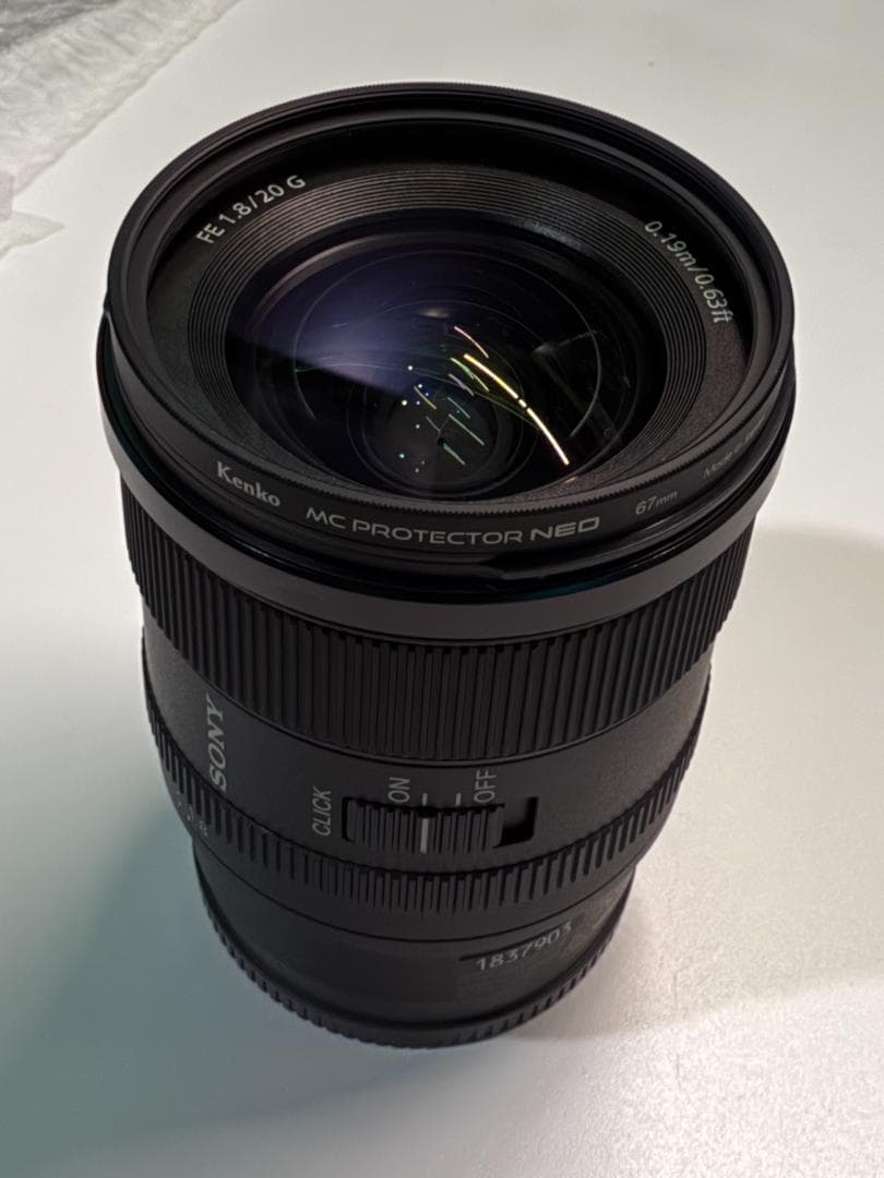 SONY SEL20F18G FE 20mm F1.8 G 交換レンズ