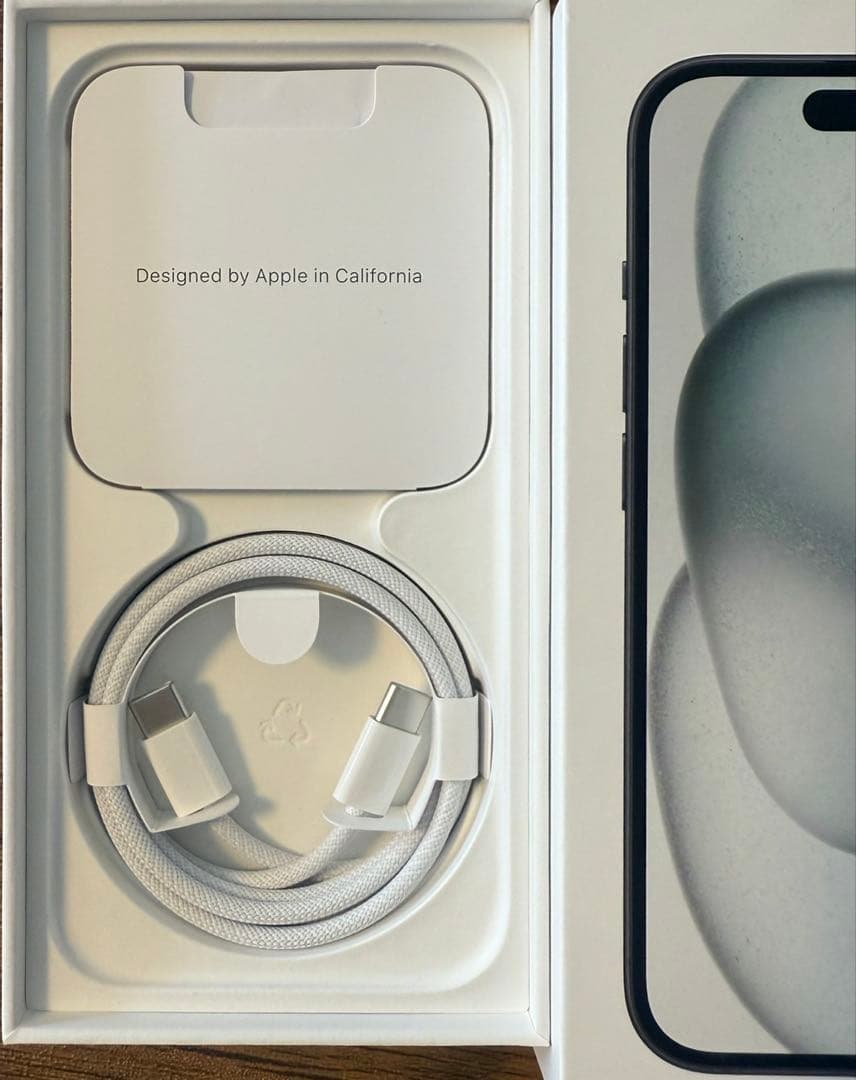 ［ジャンク品］Apple iPhone 15 ブラック 本体