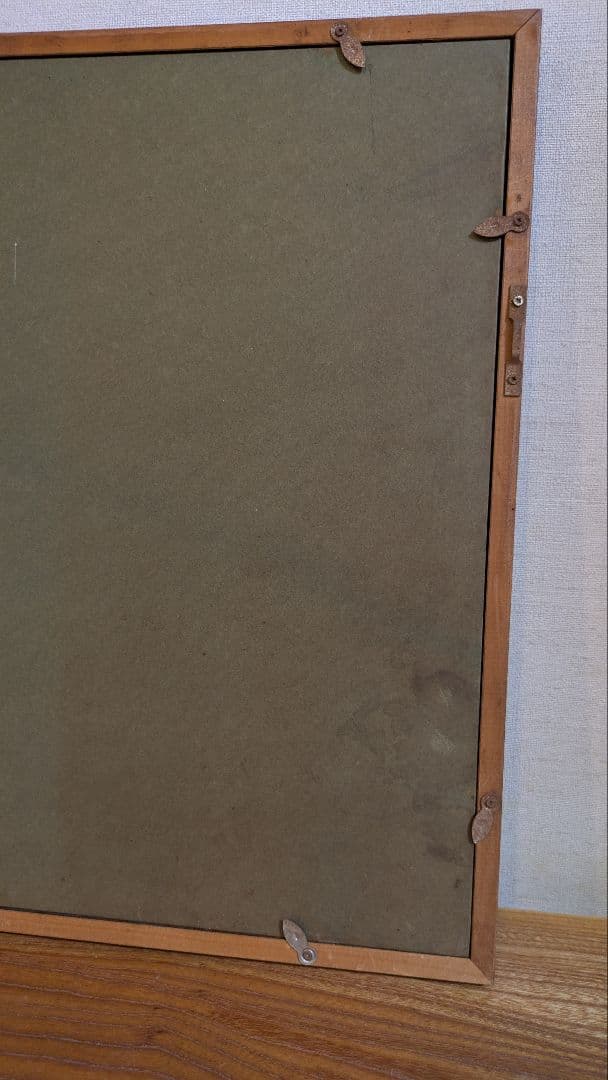 棟方志功　花開亦韻　水墨画 人物画　複製　古画　レトロ