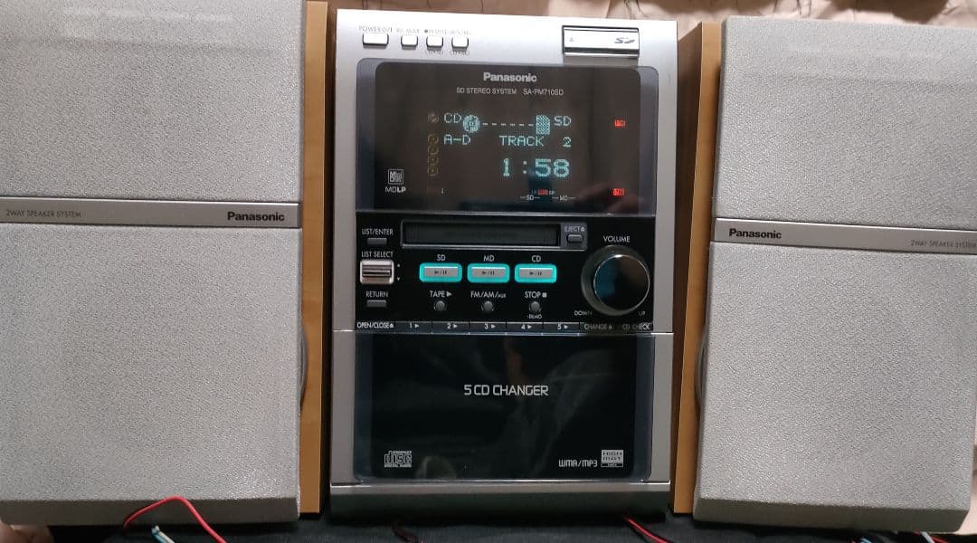 Panasonic SA-PM710SD BluetoothカセットOK点検済み