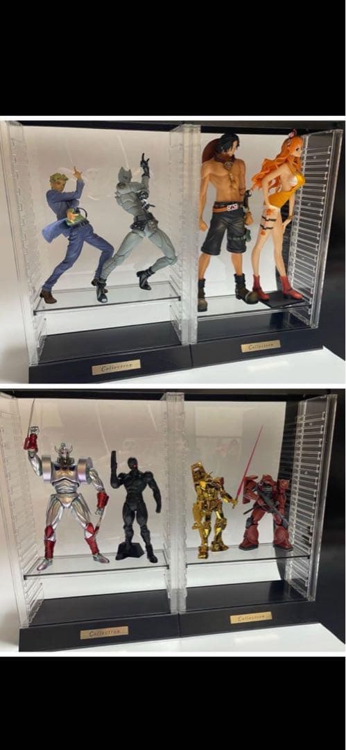 【4〜16個セット】コレクションケース、フィギュアケース、小物入れ、インテリア