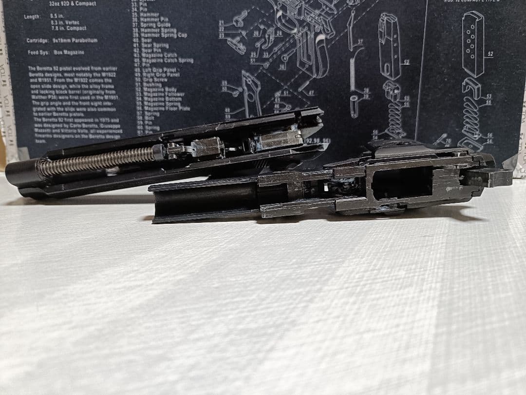 WA　ベレッタ M92F ガスブローバック　ヘビーウェイト　動作品