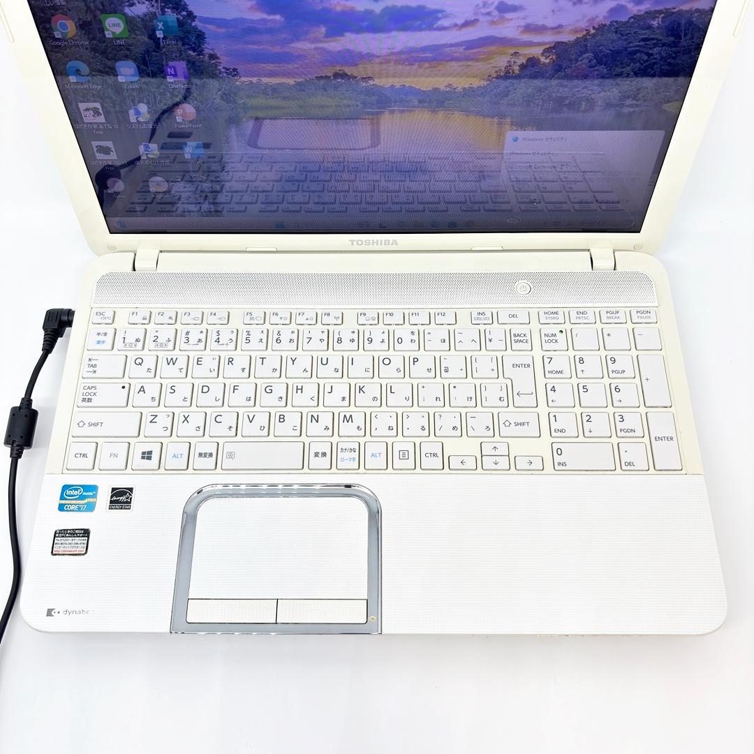 東芝 ノートパソコン Corei7 オフィス SSD Windows11 A3