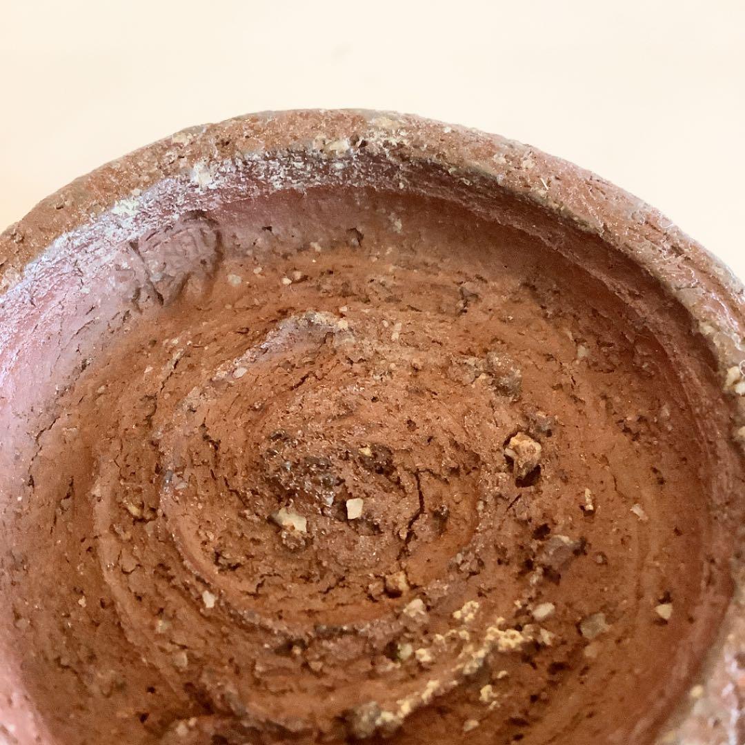 【茶道具】刷毛目　茶碗　四代　真清水蔵六