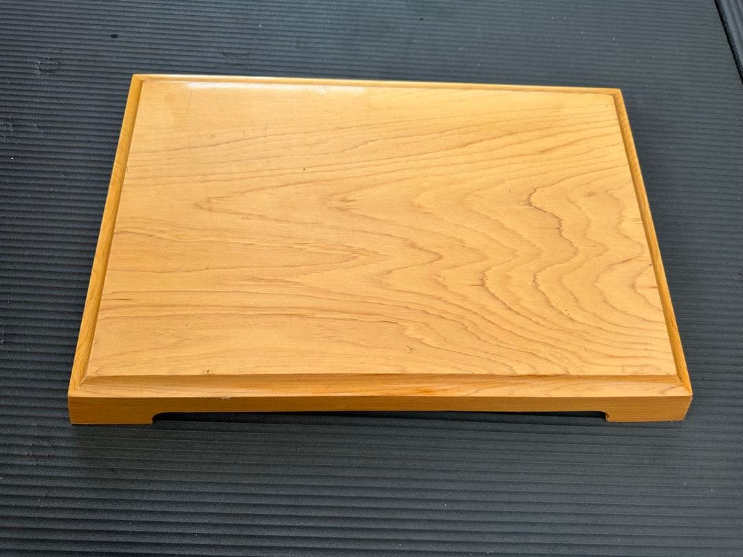 日本製　トレロ花器　壺　飾り台付き　天然木製　華道　茶道具