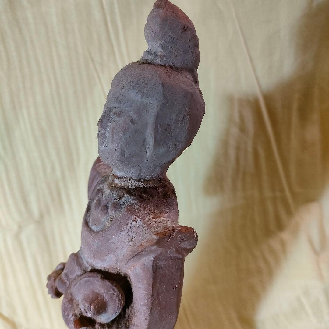 加彩人物俑　中国古陶　古玩　楽人　官女