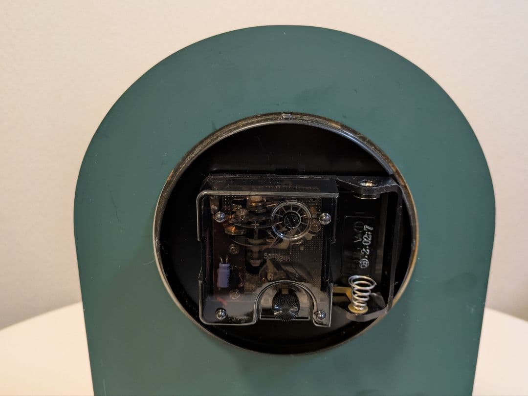 ヴィンテージ レトロポップ モダンデザイン 置時計 アーチ型 ミッドセンチュリー