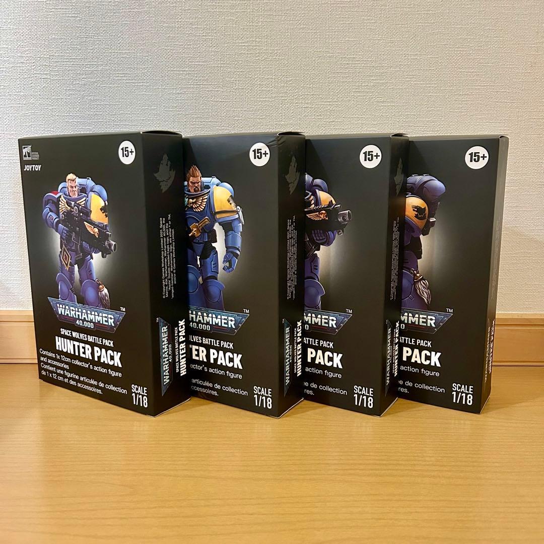 Joytoy×Warhammer SPACE WOLVES HUTER PACK