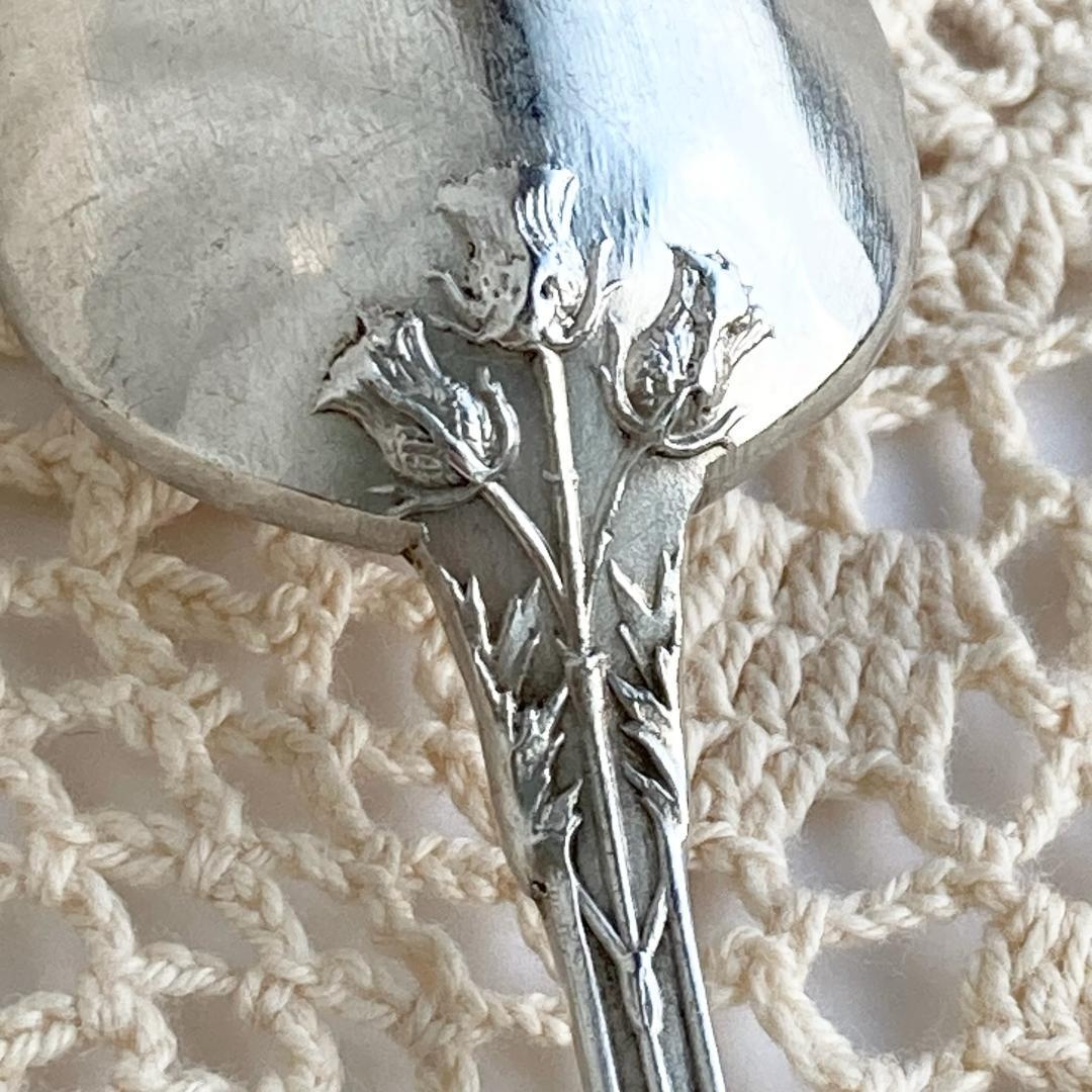 mio【Boulenger/アザミ】フランスアンティーク☆純銀P スプーン