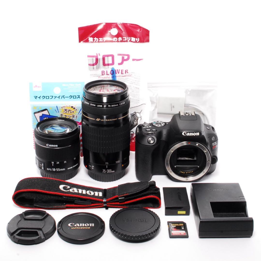 ◆WiFiで楽々転送◆Canon Kiss X9◆一眼レフカメラ◆STM＆超望遠