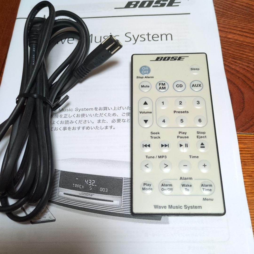 Bose Wave Music System 完動品純正リモコン純正コード取説