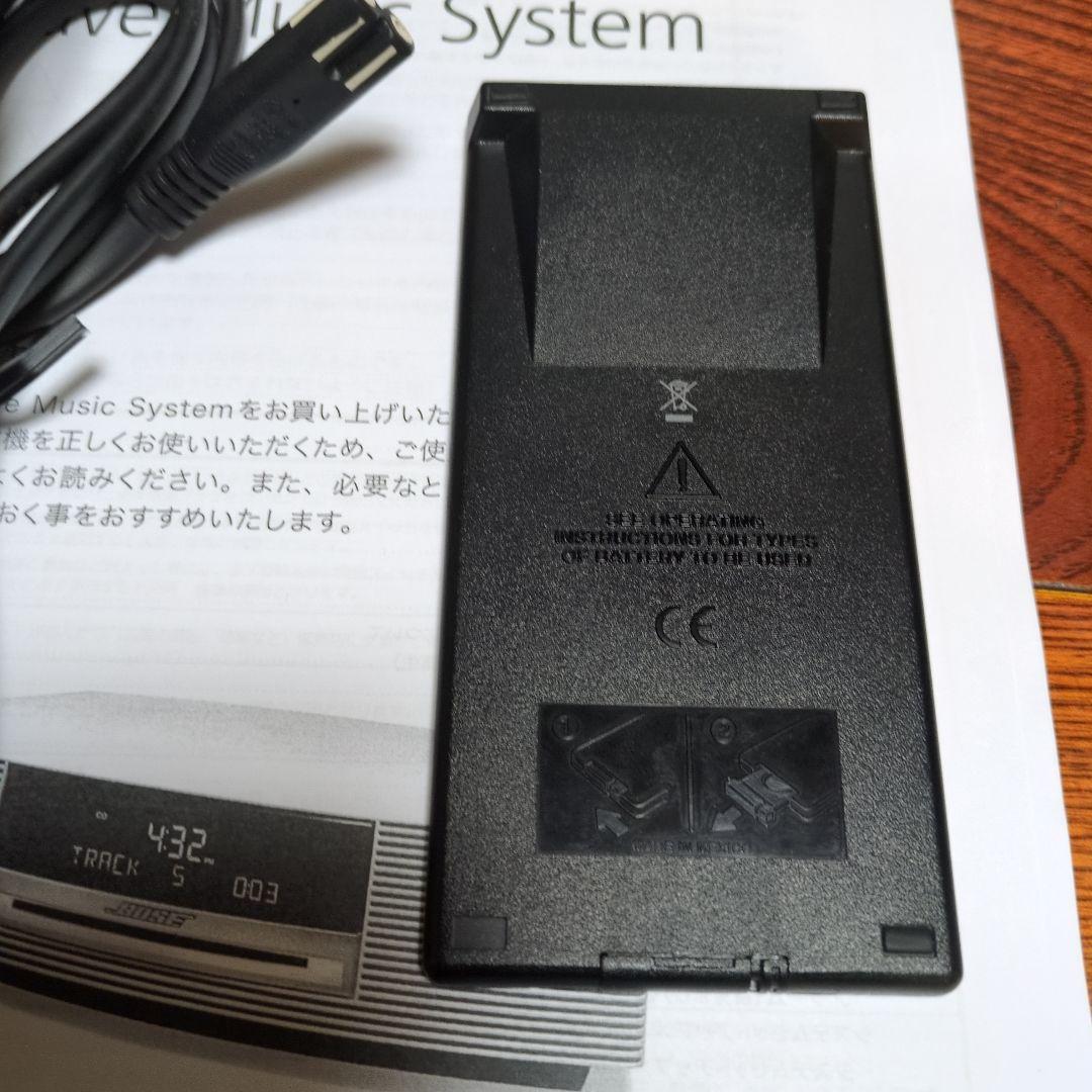 Bose Wave Music System 完動品純正リモコン純正コード取説
