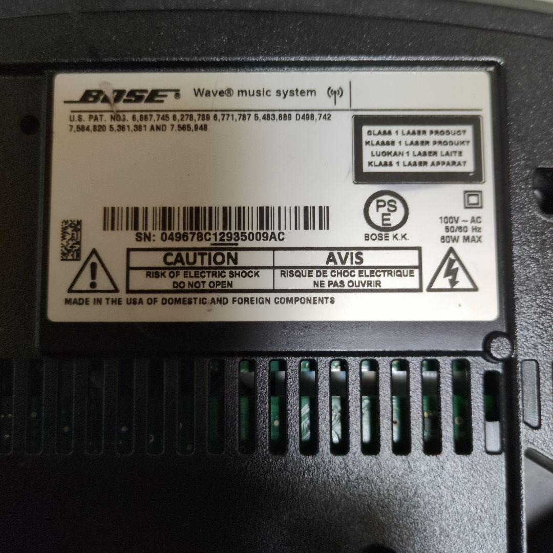 Bose Wave Music System 完動品純正リモコン純正コード取説