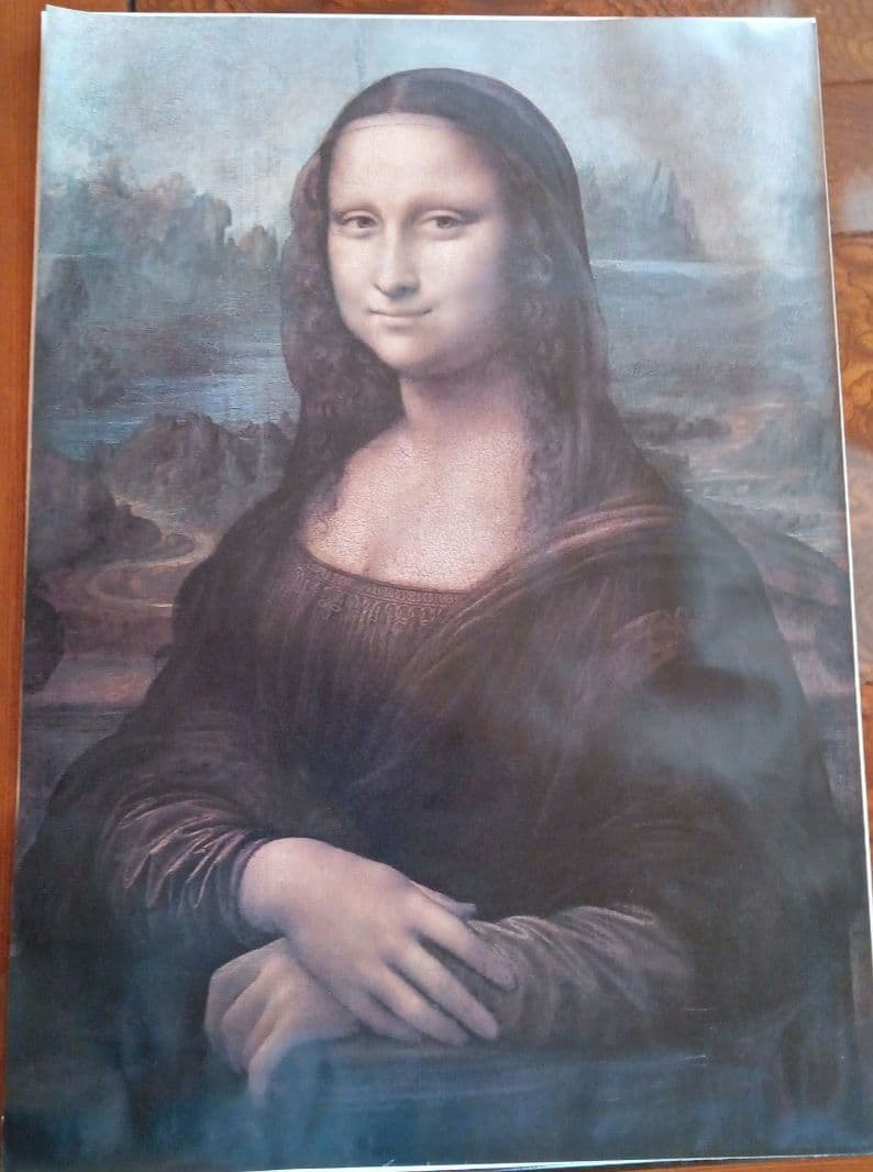◉モナ・リザ展•モナリザ ポスター•レプリカ• アンティーク