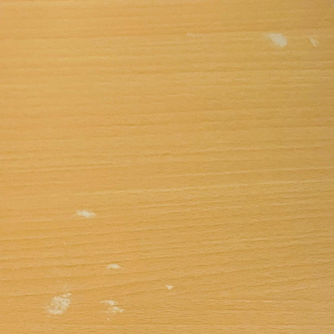 木製ナチュラル 3段チェスト キャスター付き 難あり