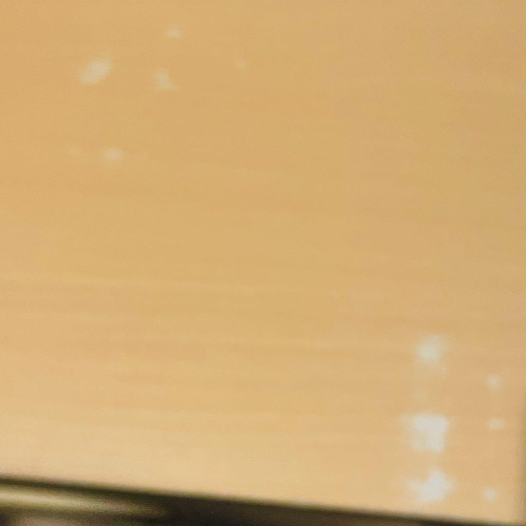 木製ナチュラル 3段チェスト キャスター付き 難あり