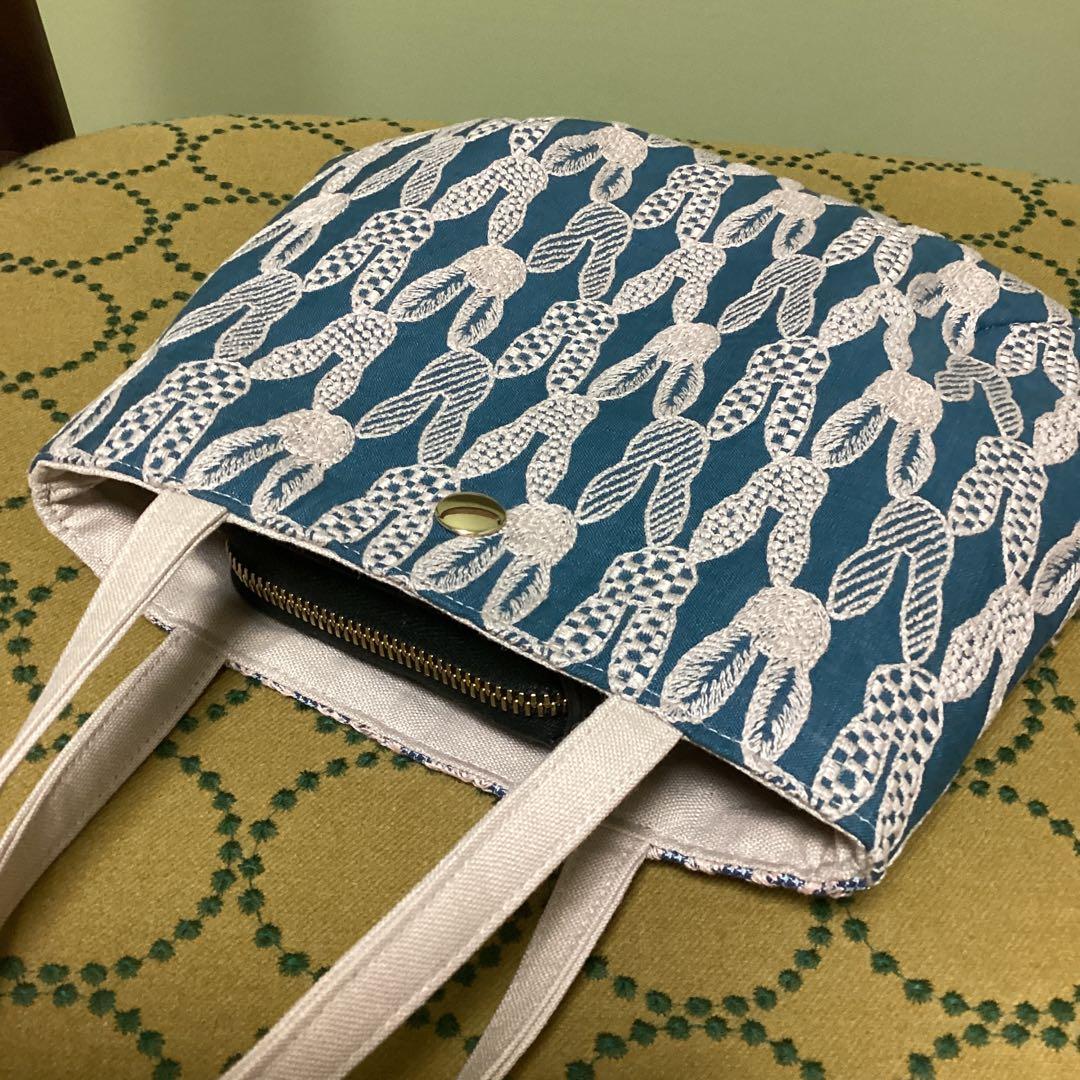 ミナペルホネン forest tile &pomppiaバッグハンドメイド