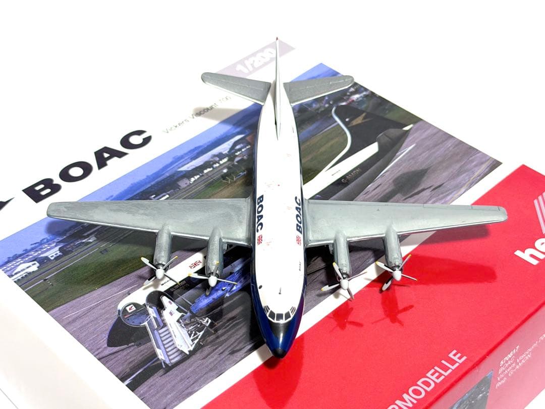 航空機・ヘリコプター herpa 1/200 Vickers Viscount 700 BOAC