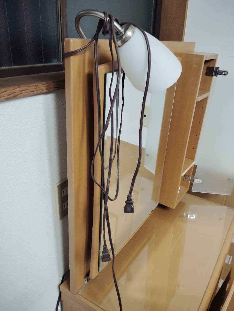 引き取り限定 椅子 引き出し付き 鏡台