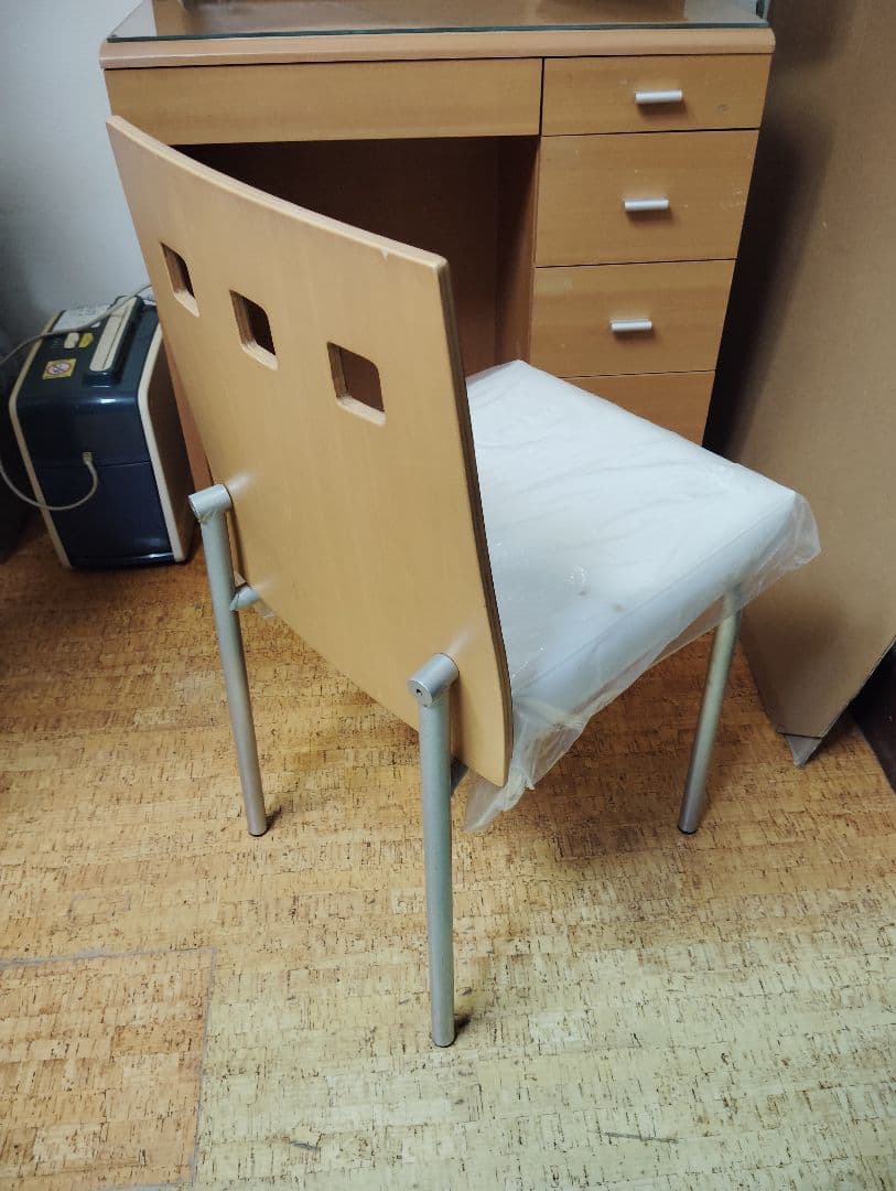 引き取り限定 椅子 引き出し付き 鏡台