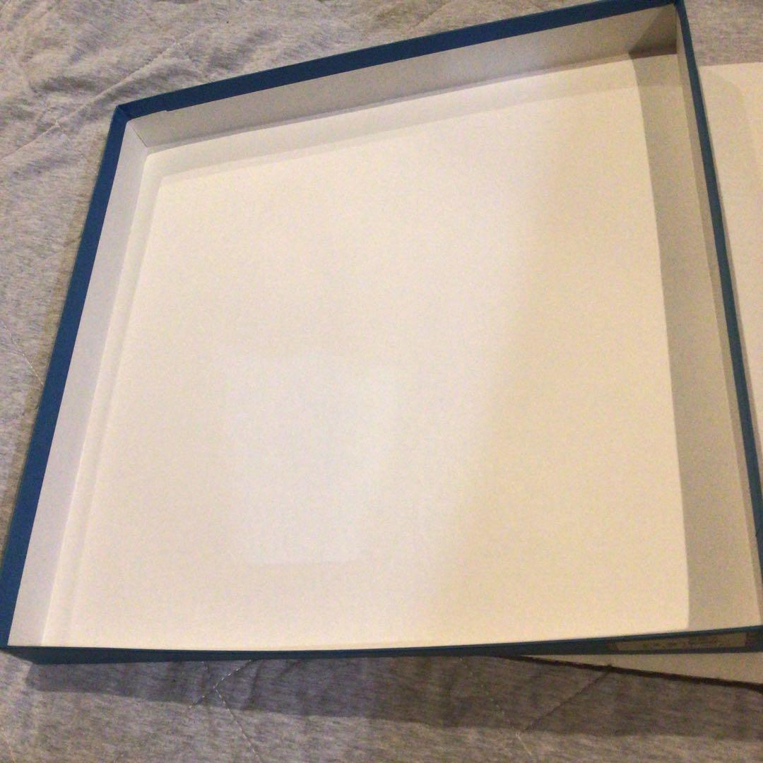 白山陶器　窯変流し釉　乳青　大盛皿　青磁　新品未使用