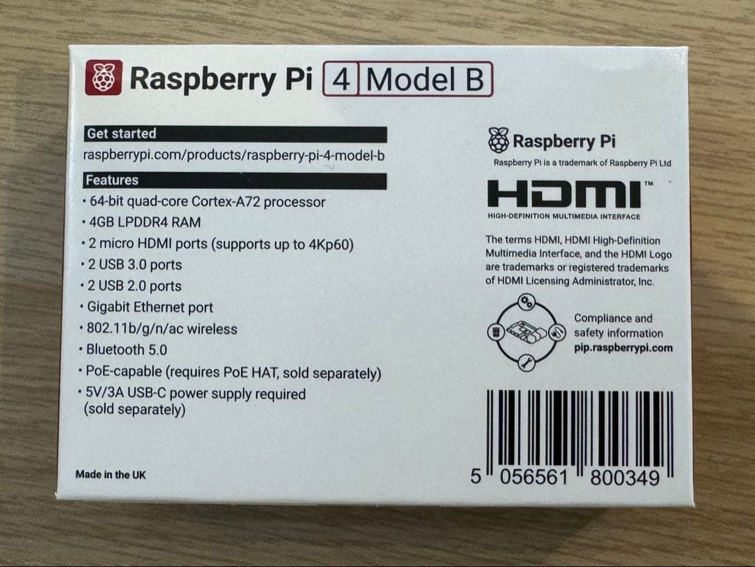 キーボード Raspberry Pi 4 Model B