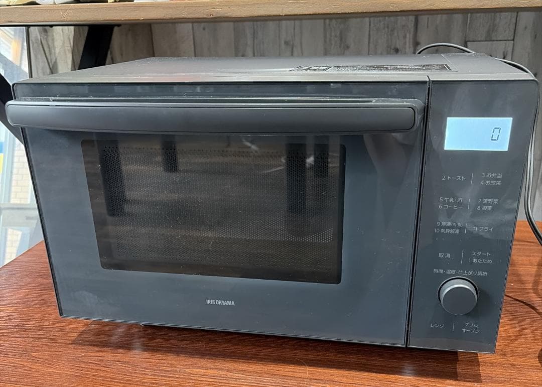 ほぼ新品 アイリスオーヤマ オーブンレンジ MO-F1809-HA 2024年製