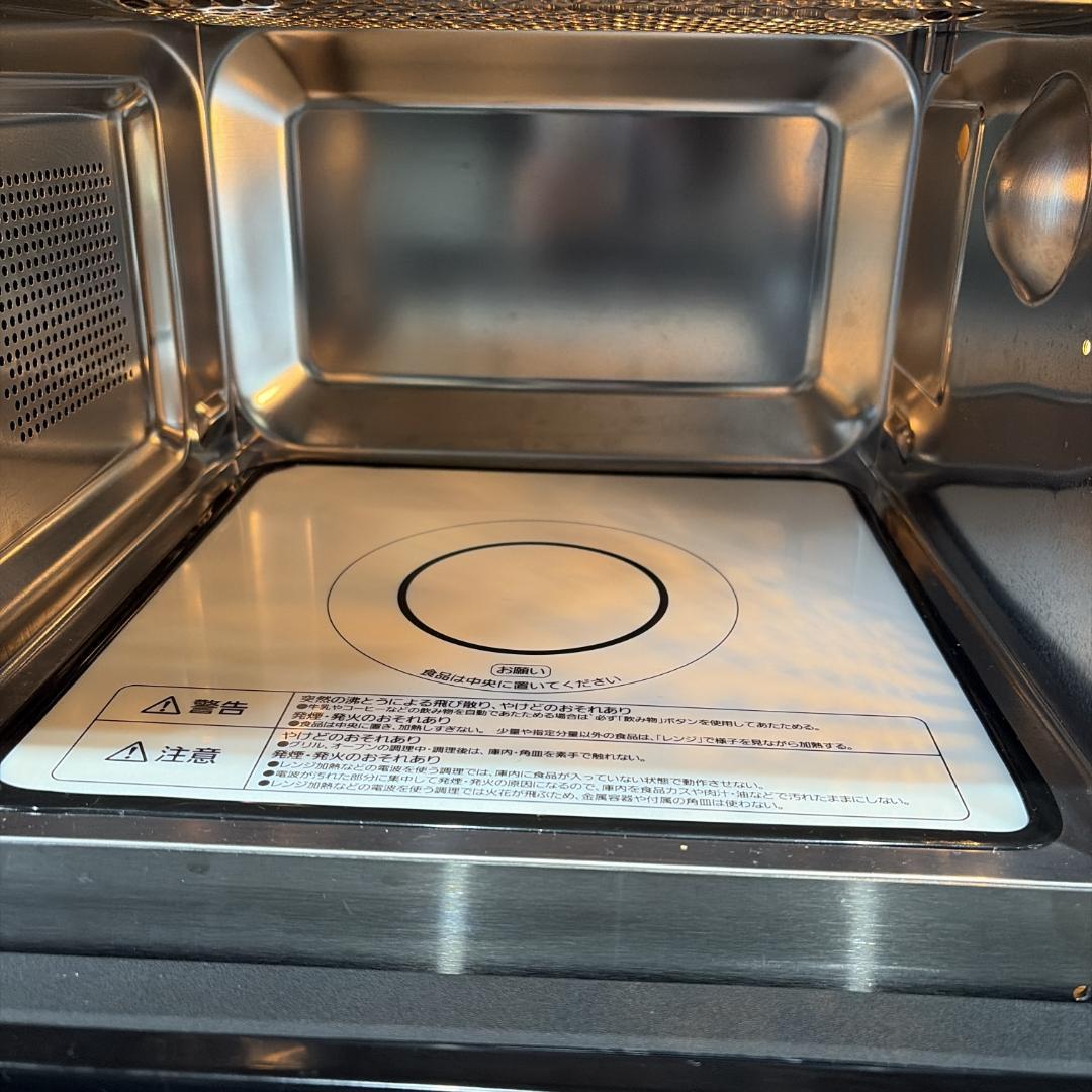 ほぼ新品 アイリスオーヤマ オーブンレンジ MO-F1809-HA 2024年製