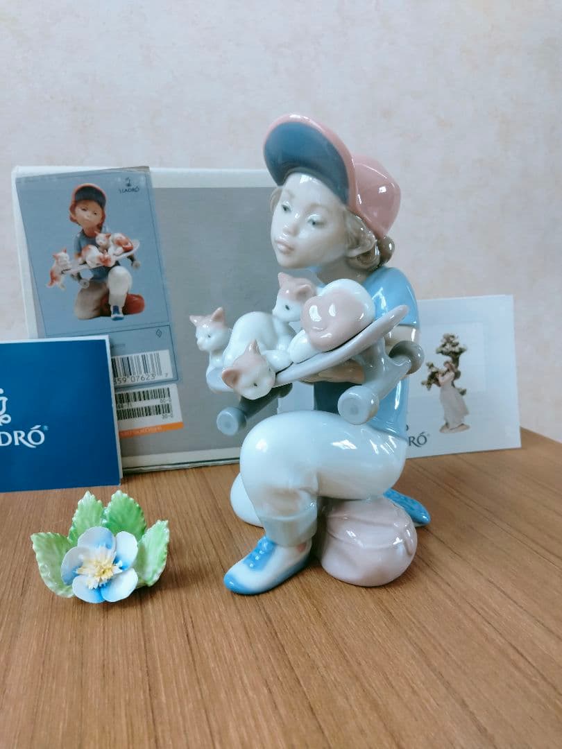 新品同様 リヤドロ「リトルライダース」