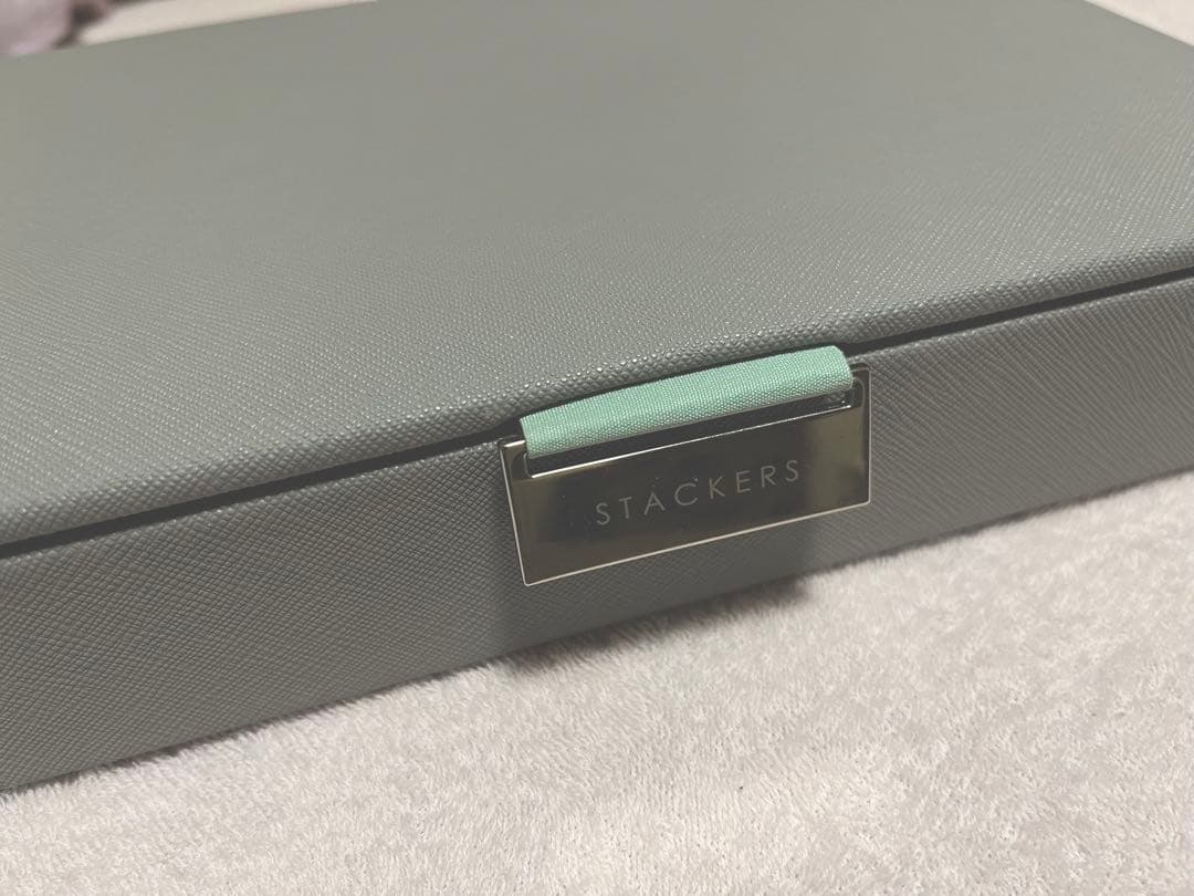 STACKERS アクセサリーケース グレー×ミント