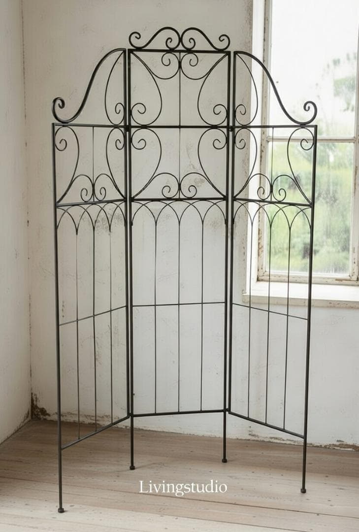 ドゥーブル スクリーン アイアン コベントガーデン シャビー つい立 XB-25