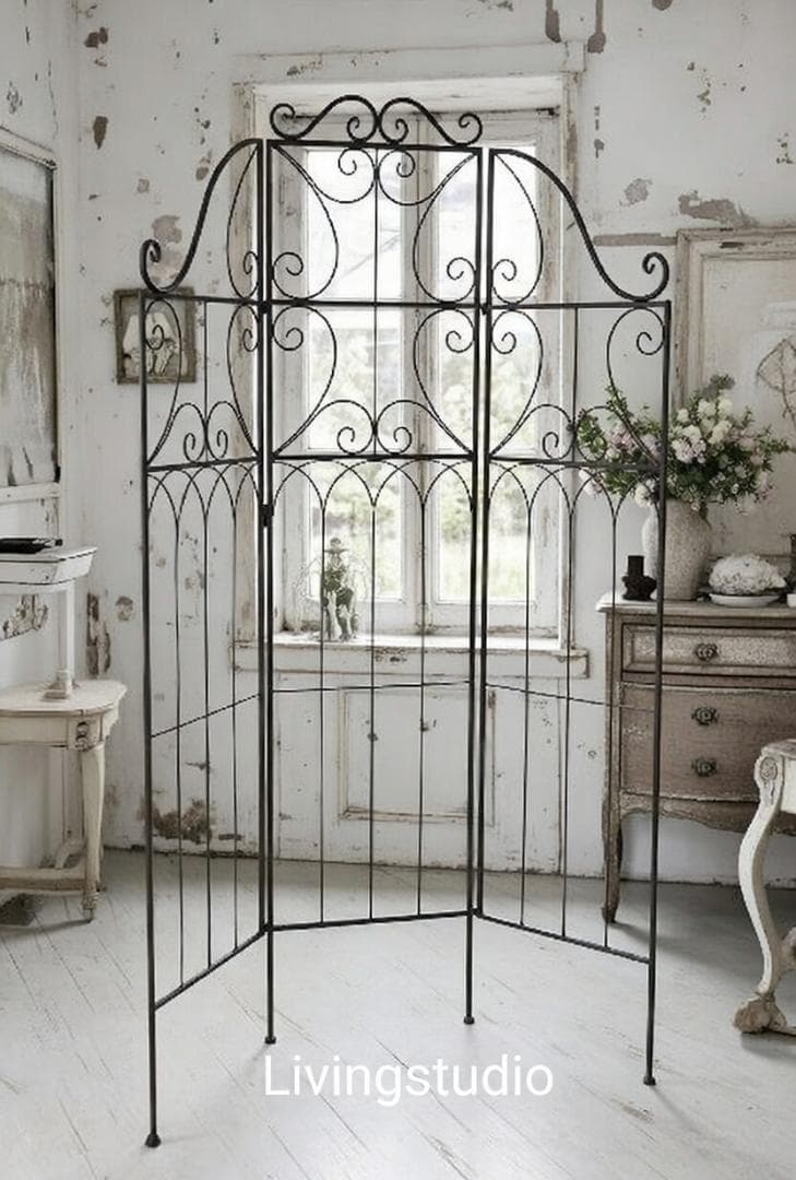 ドゥーブル スクリーン アイアン コベントガーデン シャビー つい立 XB-25