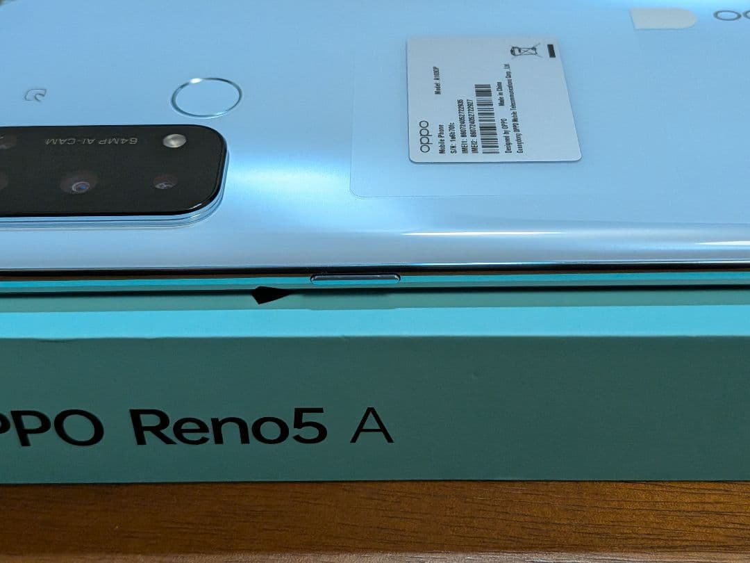OPPO Reno5A アイスブルー ワイモバイル SIMフリー