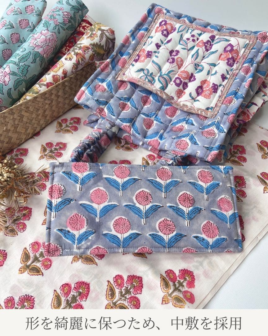 ふんわりインド綿2wayトートバッグ 斜めかけ 軽量 レディース カジュアル