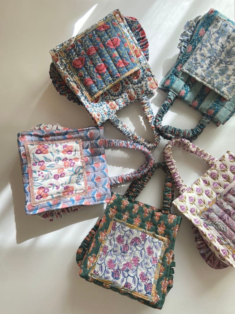 ふんわりインド綿2wayトートバッグ 斜めかけ 軽量 レディース カジュアル