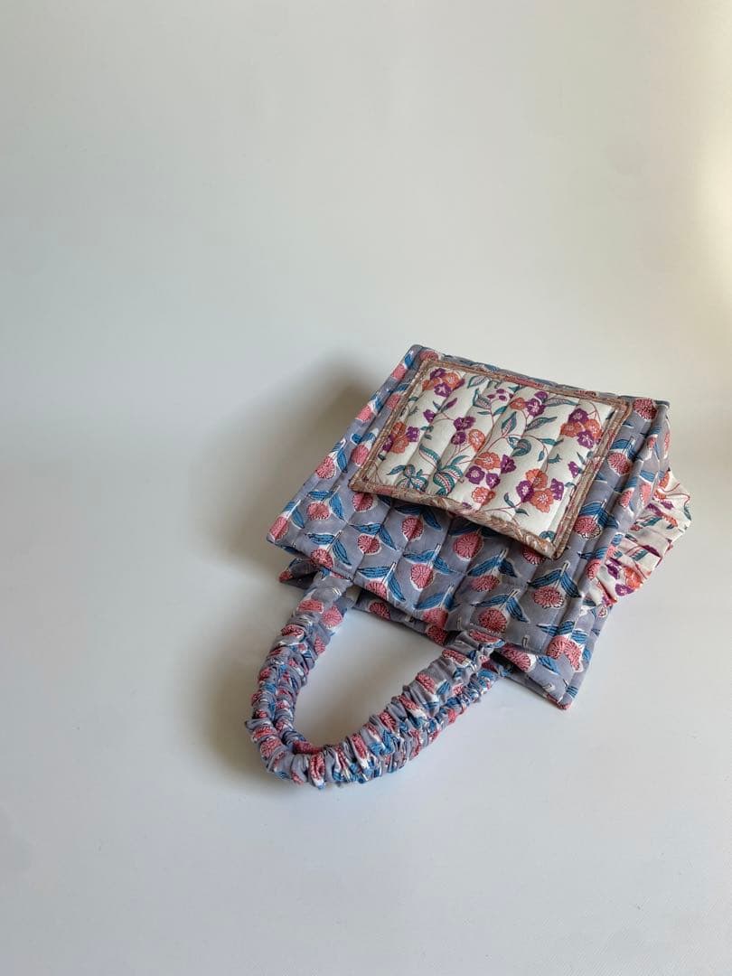 ふんわりインド綿2wayトートバッグ 斜めかけ 軽量 レディース カジュアル