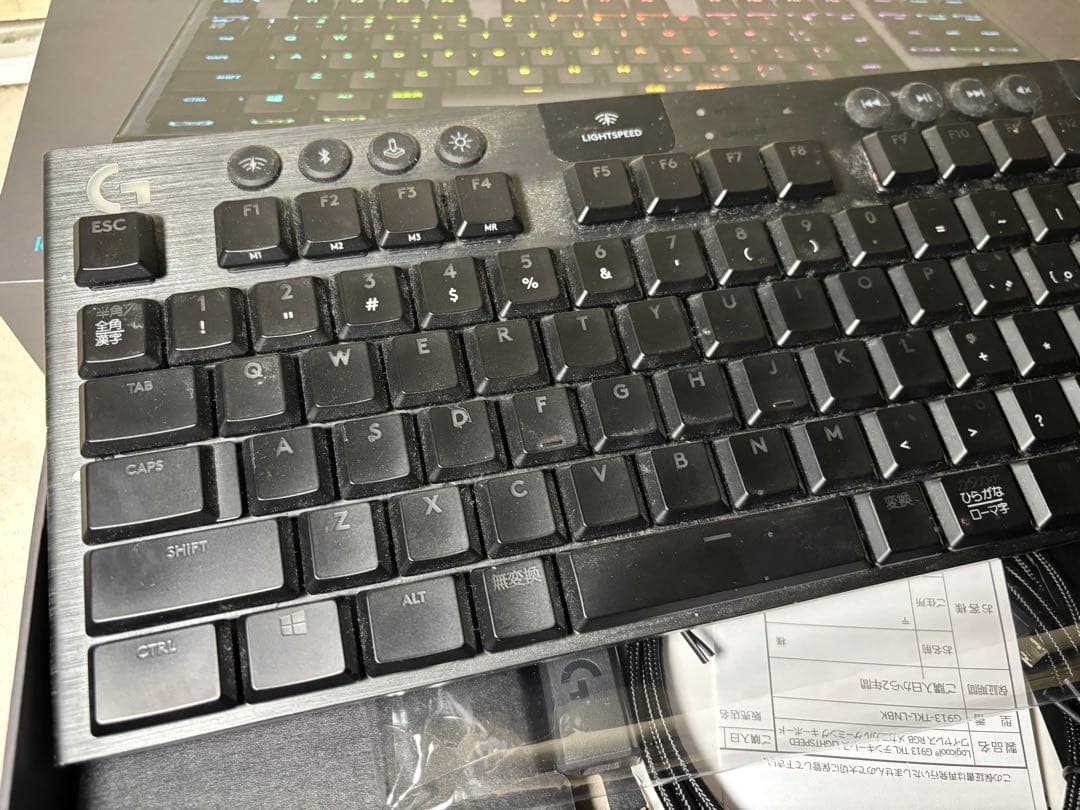 G913 TKL ブラック リニア