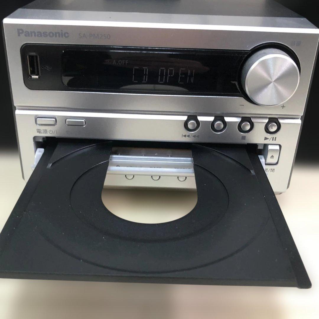 美品 パナソニック SA-PM250 コンポ CDステレオ 260317-15