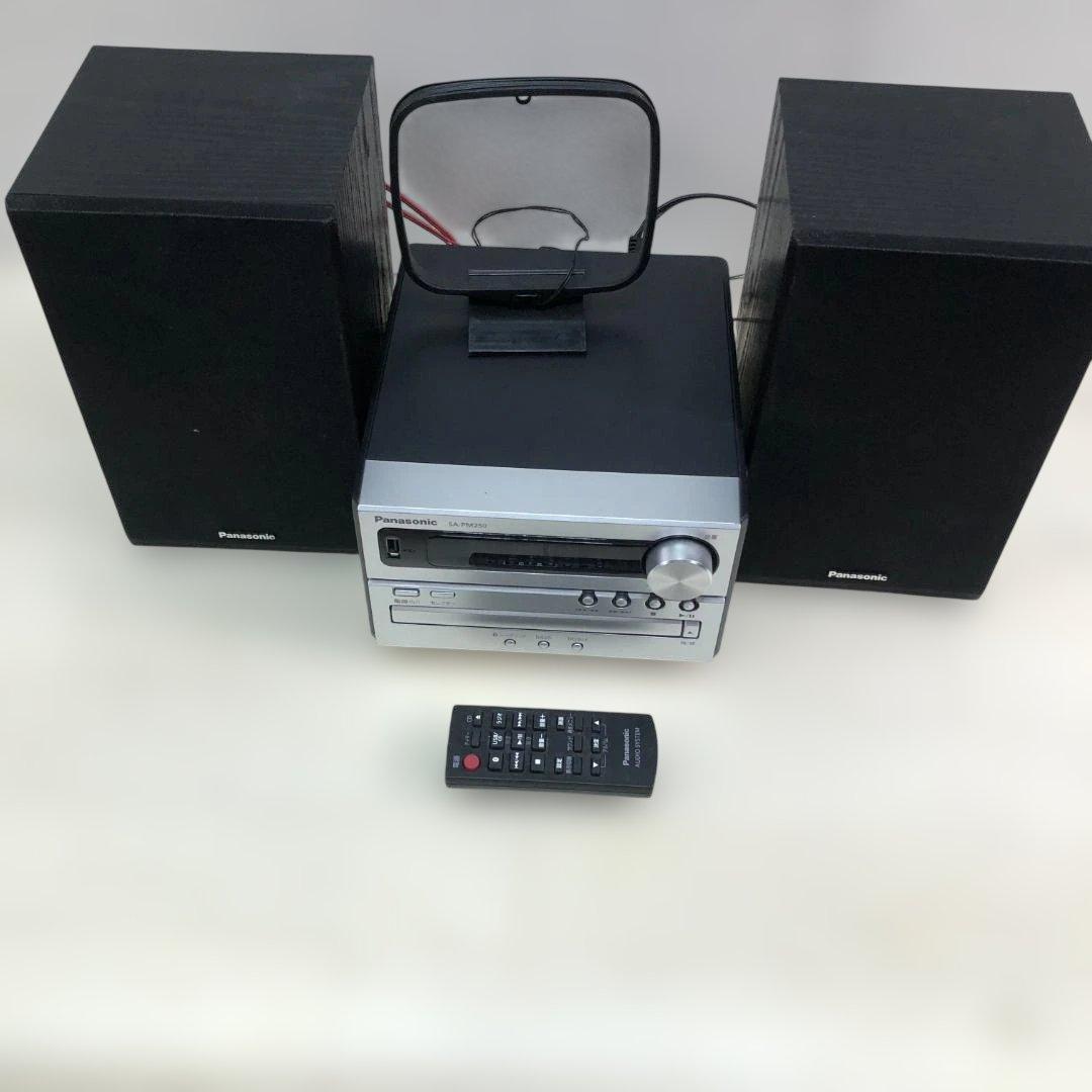 美品 パナソニック SA-PM250 コンポ CDステレオ 260317-15