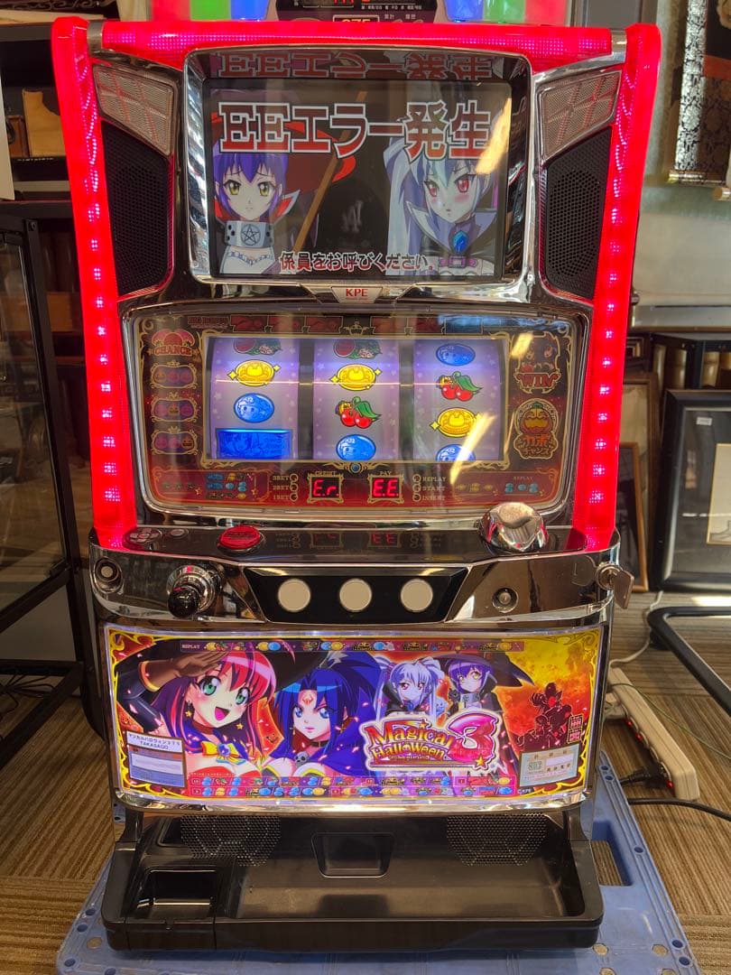 パチスロ　実機　マジカルハロウィン3 ￼ジャンク　取引限定