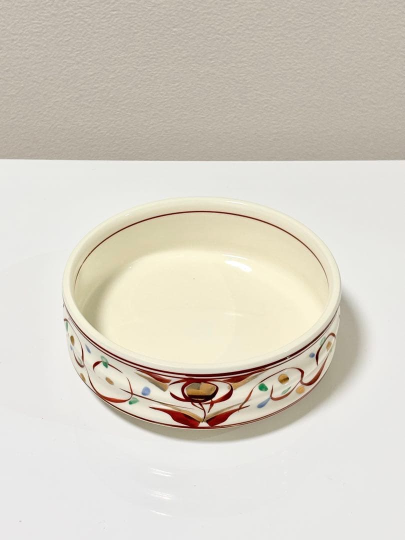 【新品・未使用】赤絵華紋刺身鉢　和食器　業務用　日本製　陶磁器　有田焼　3枚