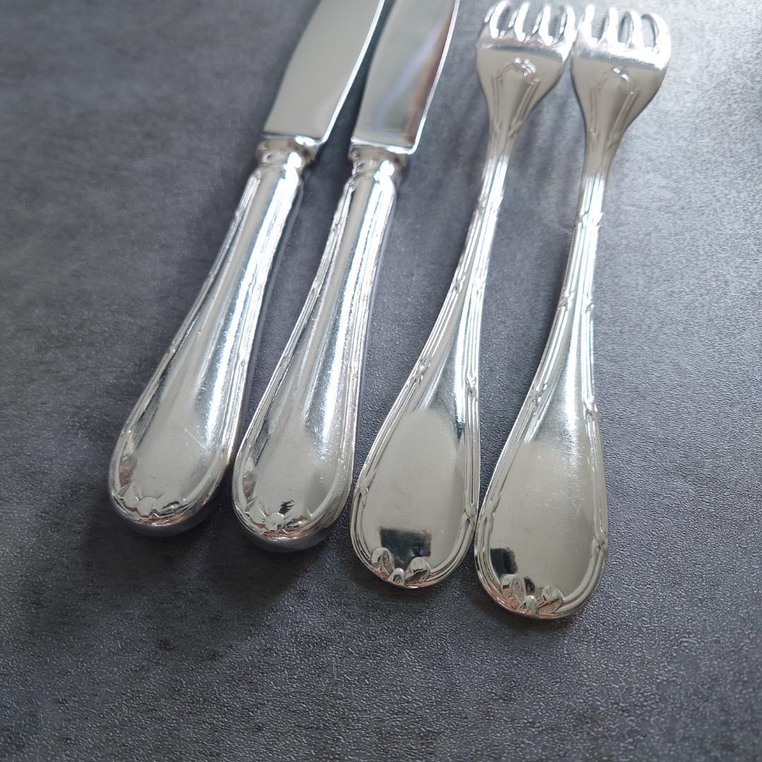 希少 クリストフル リュバン テーブルサイズ 4点