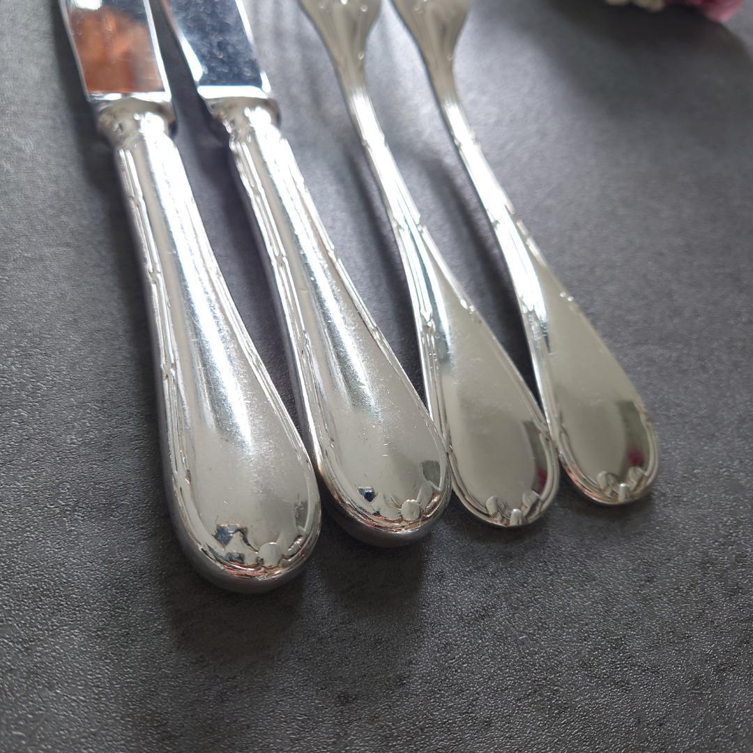 希少 クリストフル リュバン テーブルサイズ 4点