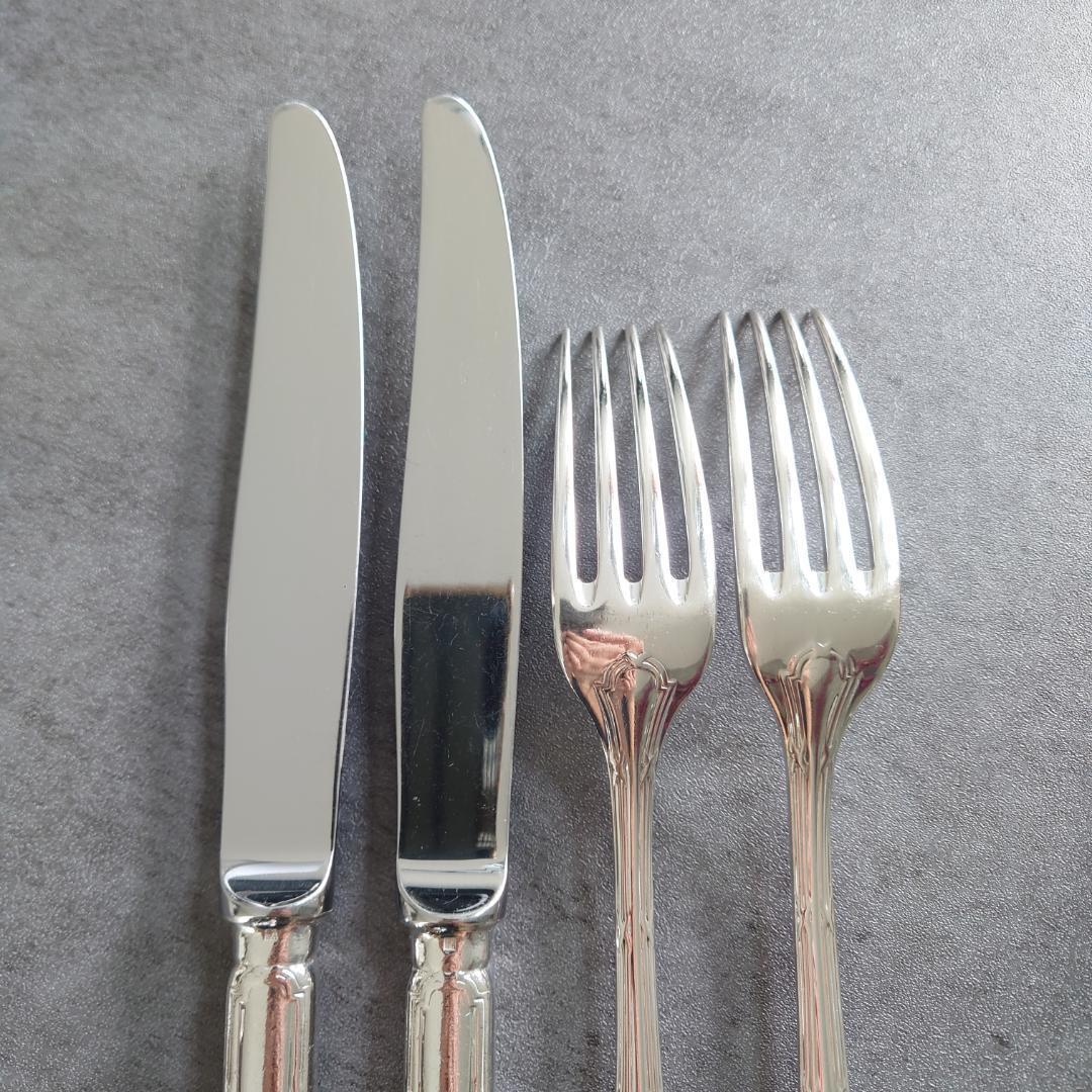 希少 クリストフル リュバン テーブルサイズ 4点