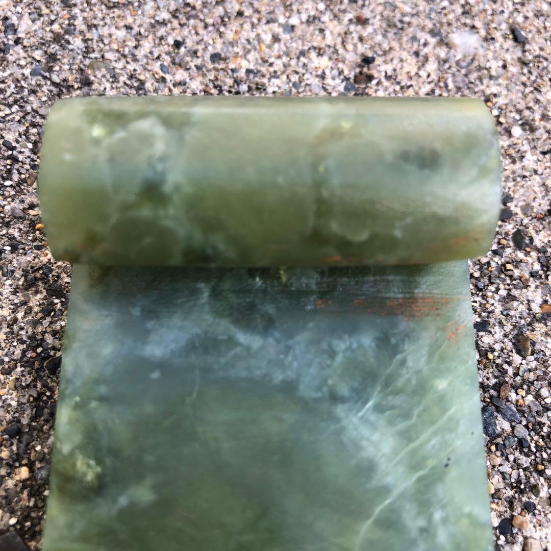 墨床　翡翠？　台　中国美術　骨董品　アンティーク